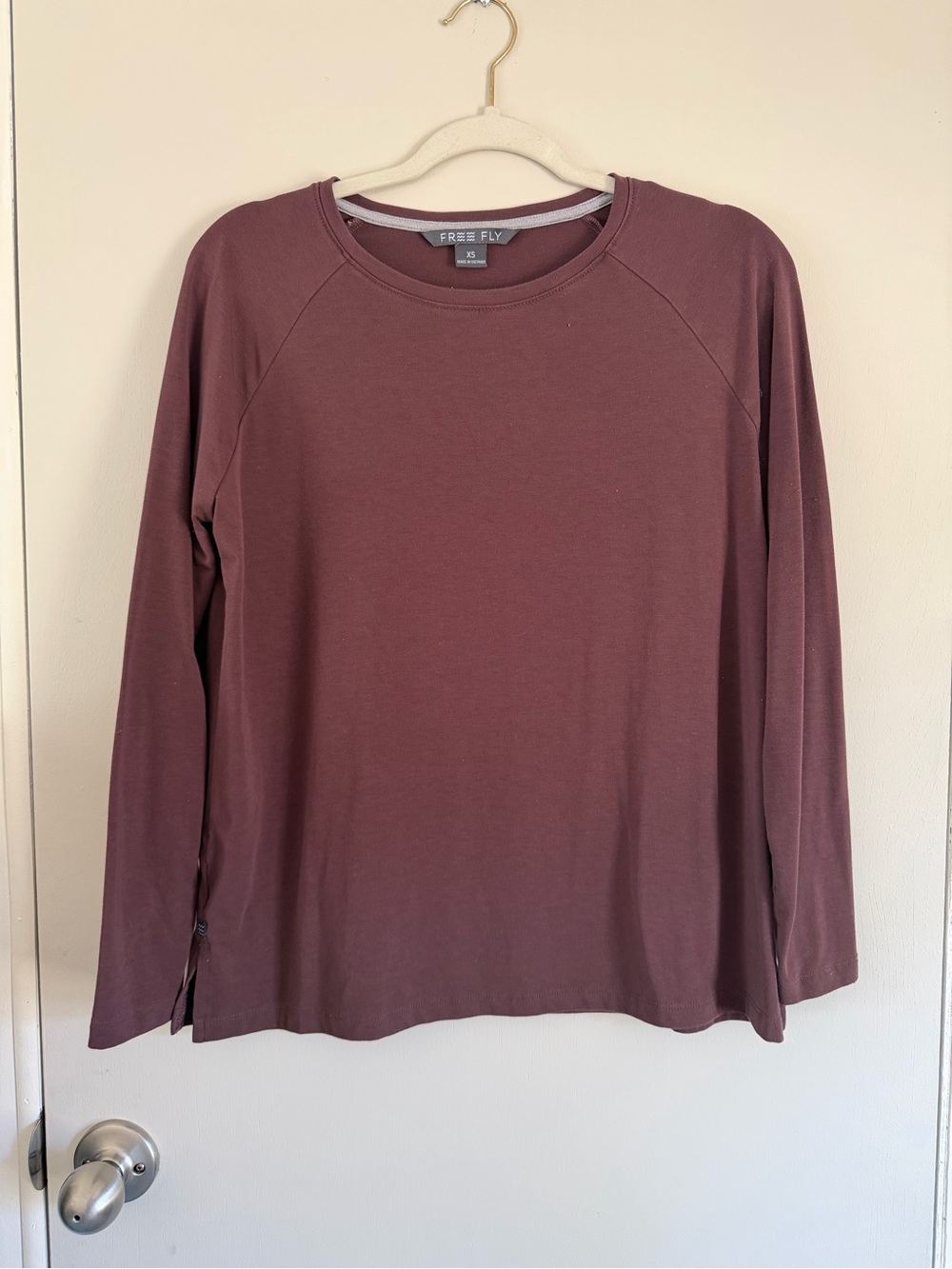 Freefly Women’s Long Sleeve Crewneck Top - Brown